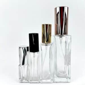 Glass fragrance bottle square metal cap ST-FRAB-032