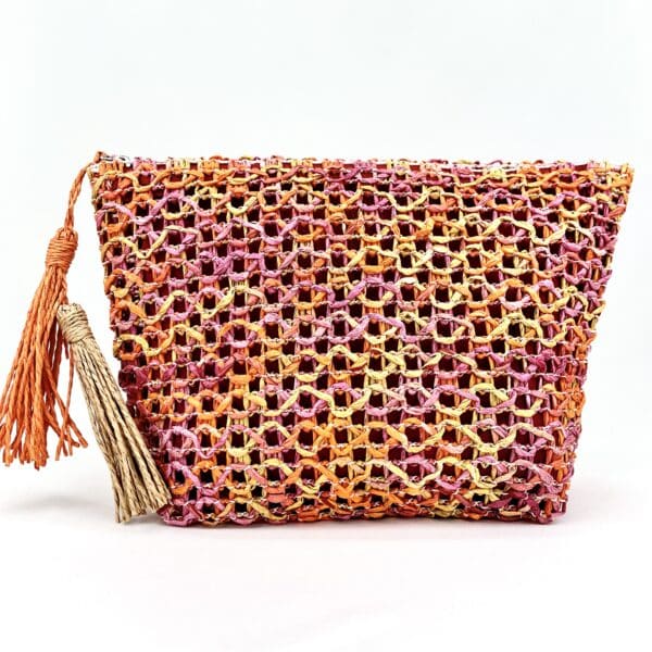 Paper straw cosmetic bag ST-S06-1270