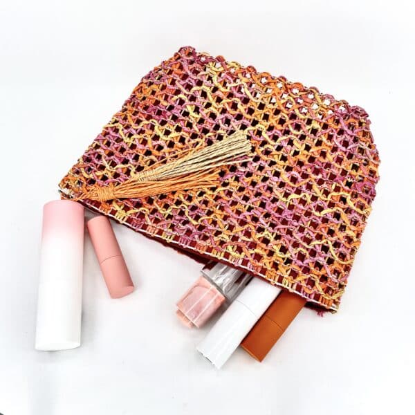 Paper straw cosmetic bag ST-S06-1270 - Image 3