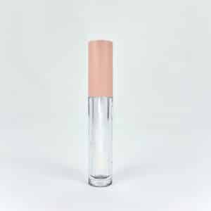 Clear cosmetic lip gloss tube, PCR option available in various size, customisable PCR percentage, colour, finishing and printing
