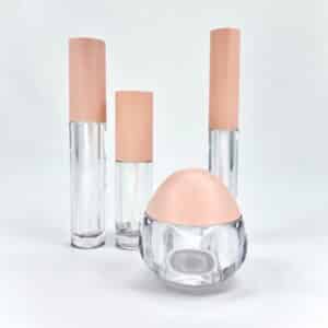 Wholesale cosmetic lip gloss tube, PCR option available in various size, customisable PCR percentage, colour, finishing and printing