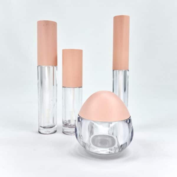 Wholesale cosmetic lip gloss tube, PCR option available in various size, customisable PCR percentage, colour, finishing and printing