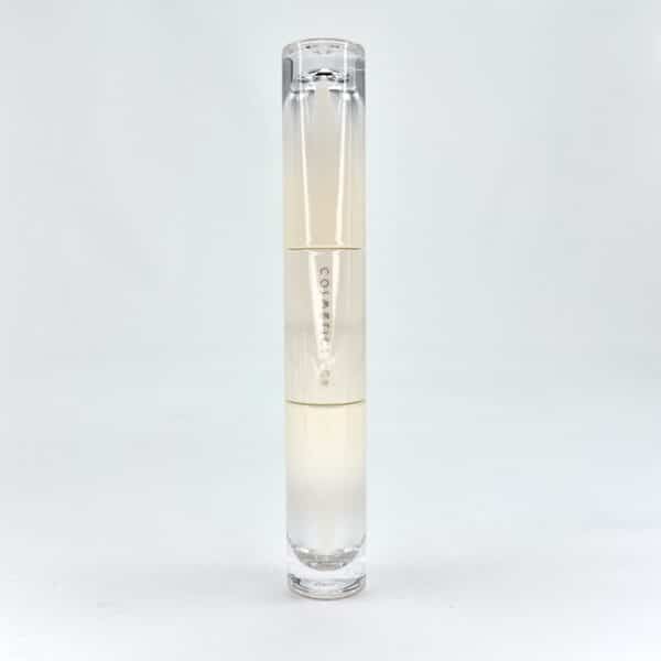 Wholesale double heads cosmetic lip gloss tube, PCR option available in various size, customisable PCR percentage, colour, finishing and printing