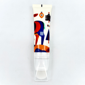 Wholesale Tube with brush head for cosmetic or skincare products, PCR and Ocean-bound plastic available, customisable colour, size and printing.