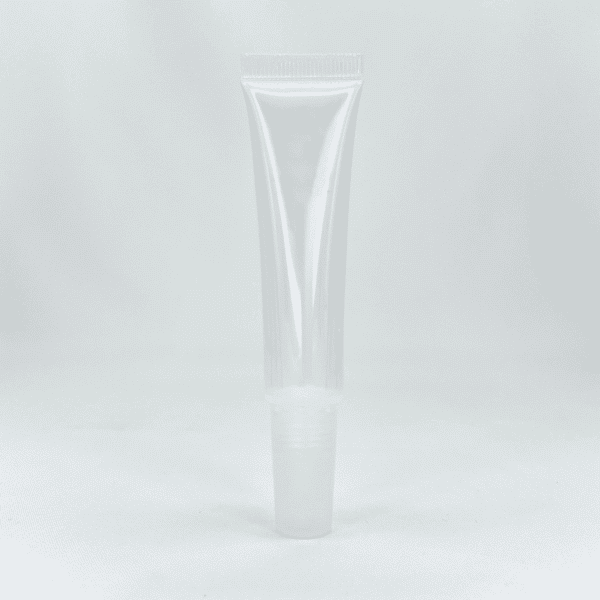 Wholesale cosmetic tube with applicator for cosmetic or skincare products, with turning lock system, PCR and Ocean-bound plastic available, customisable colour, size and printing