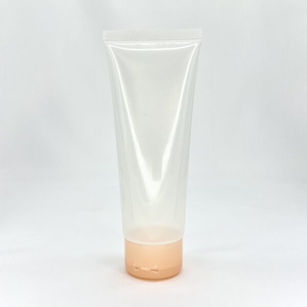 Wholesale cosmetic tube for cosmetic or skincare products, with turning lock system, PCR and Ocean-bound plastic available, customisable colour, size and printing