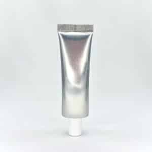 Wholesale cosmetic tube with applicator for cosmetic or skincare products, with turning lock system, PCR and Ocean-bound plastic available, customisable colour, size and printing