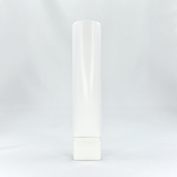 Wholesale square cosmetic tube with applicator for cosmetic or skincare products, with turning lock system, PCR and Ocean-bound plastic available, customisable colour, size and printing
