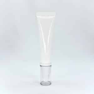 Wholesale Airless tube with pump for cosmetic or skincare products, with turning lock system, PCR and Ocean-bound plastic available, customisable colour, size and printing