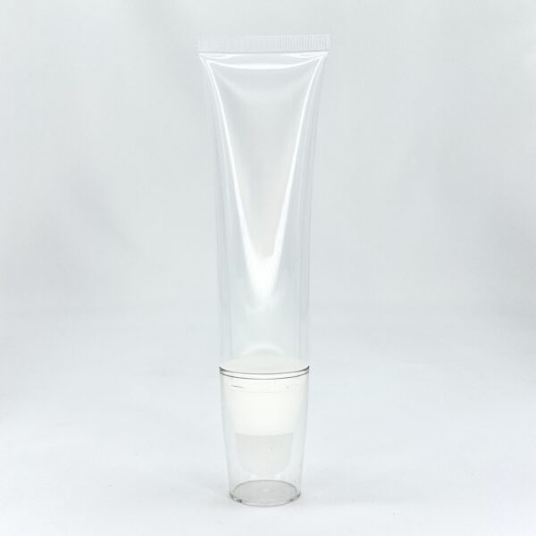 Wholesale Tube with spatula head for cosmetic or skincare products, with turning lock system, PCR and Ocean-bound plastic available, customisable colour, size and printing.