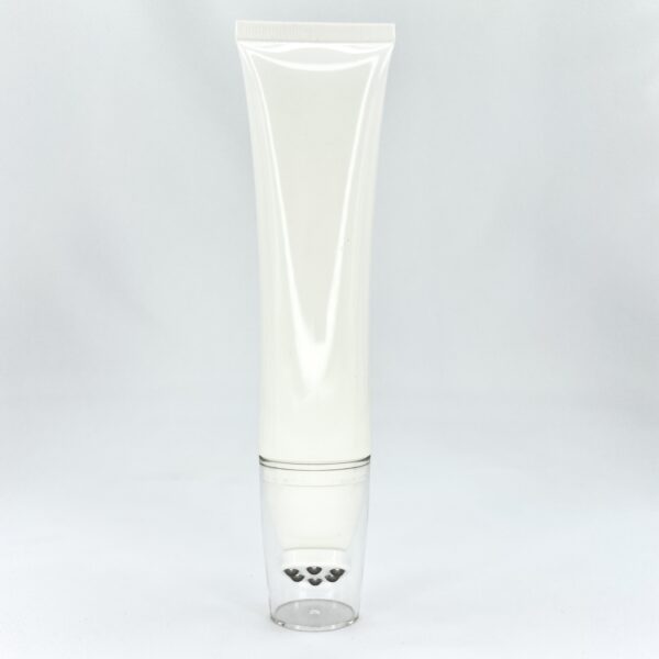 Wholesale Tube with roller head for cosmetic or skincare products, PCR and Ocean-bound plastic available, customisable colour, size and printing.