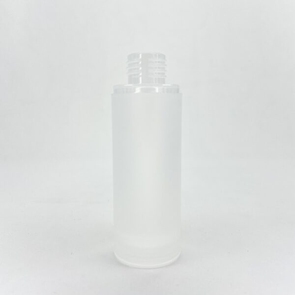 Mono-plastic 100% recyclable pump bottle for cosmetic and skincare products