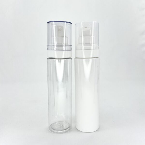 all-plastic bottle for skincare and cosmetic products.