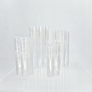 all-plastic spray sample/tester size 1ml-2ml-3ml-4ml-5ml